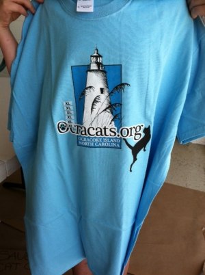 Ocracats raised over $2000 in sales of t-shirts, notecards, and calendars, as well as donations over the 3-day clinic. 